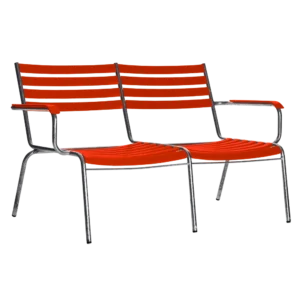 Bättig Möbel Bättig Doppellounger 21a-Rot-RAL-3000