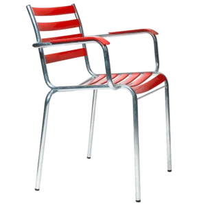 Bättig Möbel Bättig Stuhl Modell 710a Rot RAL 3000