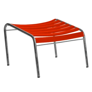 Bättig Möbel Bättig fussschemel-21-Rot-RAL-3000