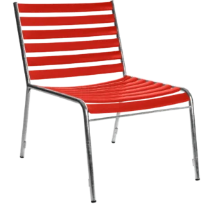 Bättig Möbel Bättig lounge-28-1er-modul-schraeg-Rot-RAL-3000