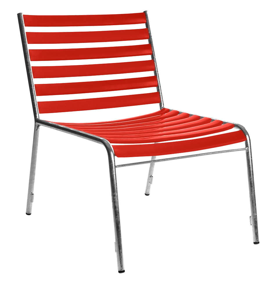 Bättig Möbel Bättig lounge-28-1er-modul-schraeg-Rot-RAL-3000