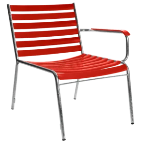 Bättig Möbel Bättig lounge-28-endmodul-links-schraeg-Rot-RAL-3000