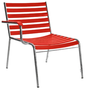 Bättig Möbel Bättig lounge-28-endmodul-rechts-schraeg-Rot-RAL-3000